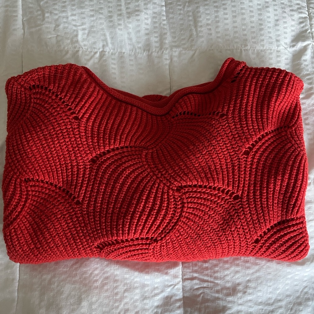 Cropped Cocoon Sweater